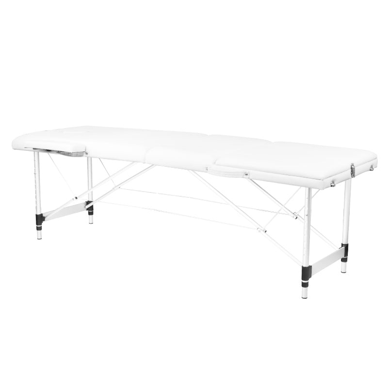 Massagetafel Inklapbaar Komfort Activ Fizjo 3 Zones Aluminium Wit 1