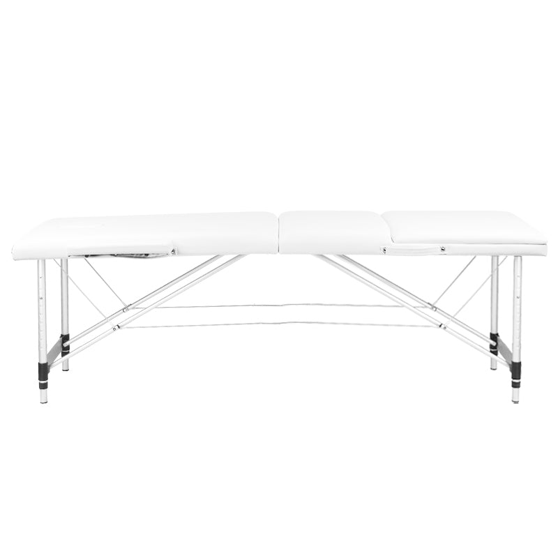 Massagetafel Inklapbaar Komfort Activ Fizjo 3 Zones Aluminium Wit 2