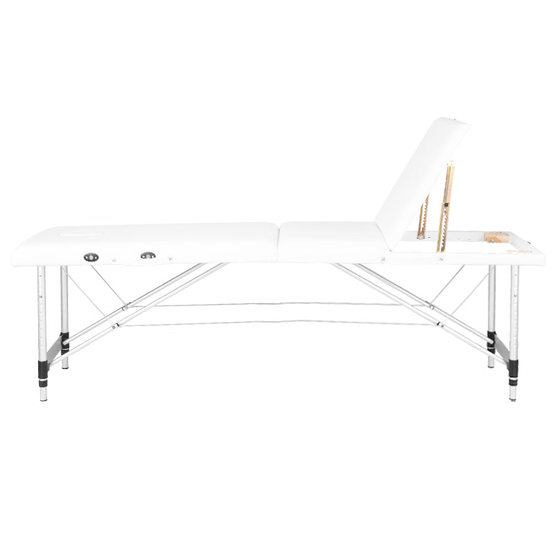 Massagetafel Inklapbaar Komfort Activ Fizjo 3 Zones Aluminium Wit 3