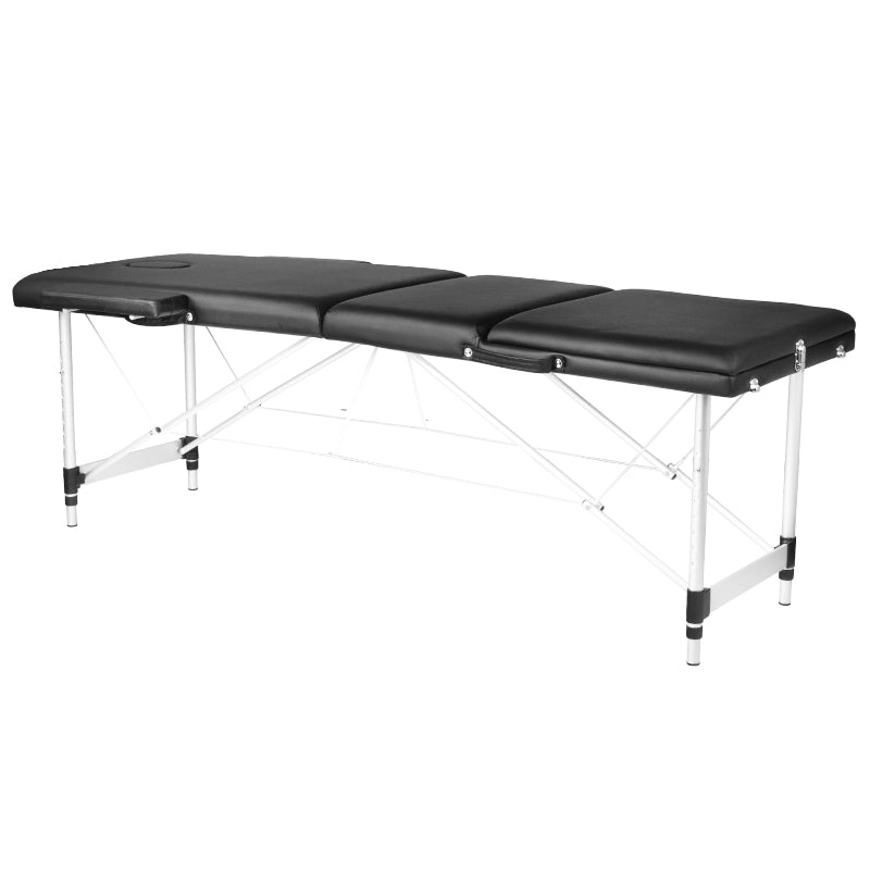 Massagetafel Inklapbaar Komfort Activ Fizjo 3 Zones Aluminium Zwart 1