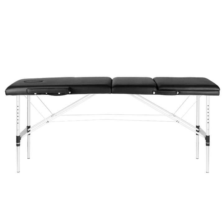 Massagetafel Inklapbaar Komfort Activ Fizjo 3 Zones Aluminium Zwart 4