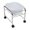 Voetenbad Pedicure Compact op Wielen Chroom