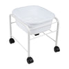 Voetenbad Pedicure Compact op Wielen Wit
