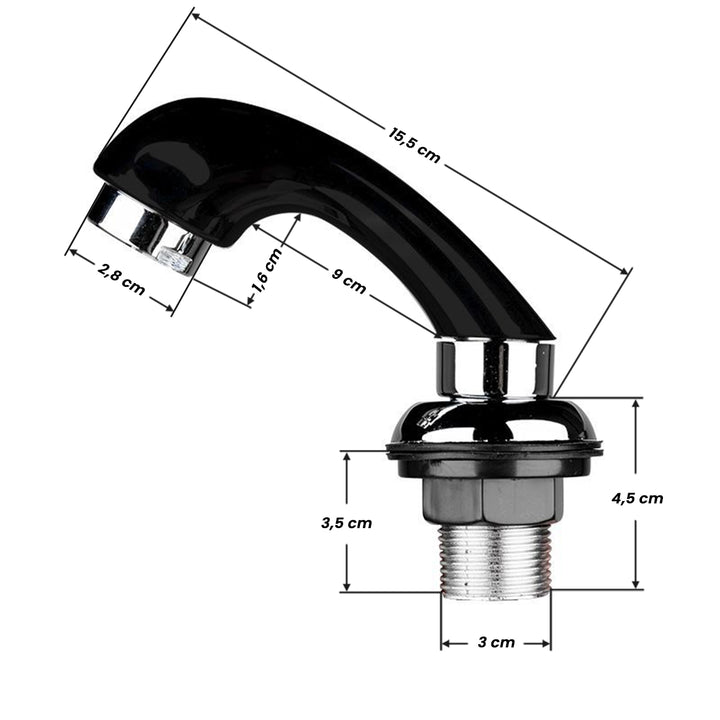 Handdouche voor Wasunit Zwart S03 - afbeelding 3