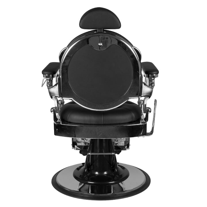 Barberstoel Gabbiano Giulio Silver Zwart 3