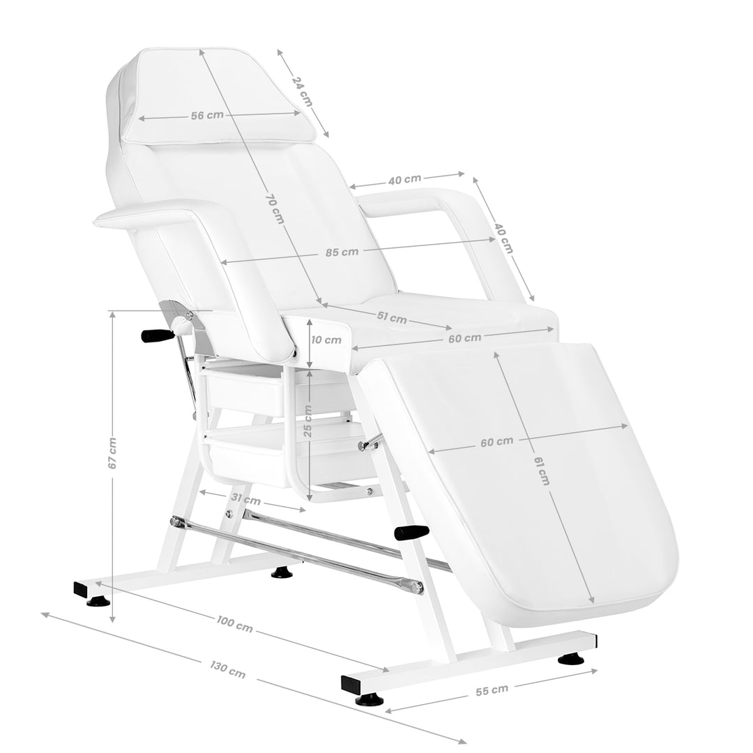 Behandelstoel Sillon met Trays Wit 16