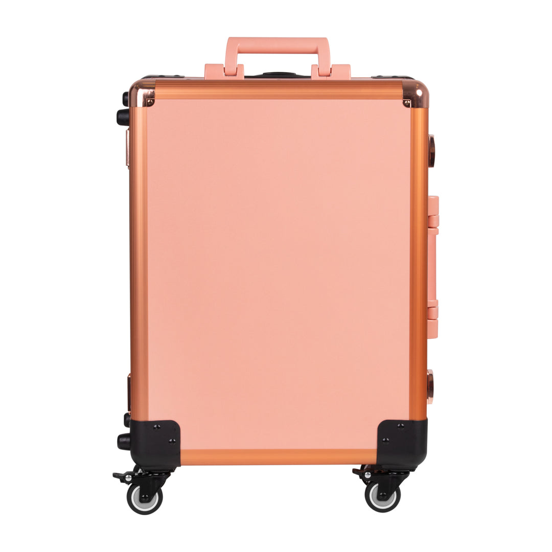 Make-up Koffer Mobiel Station T-27 met Verlichte Spiegel Roségoud - afbeelding 4