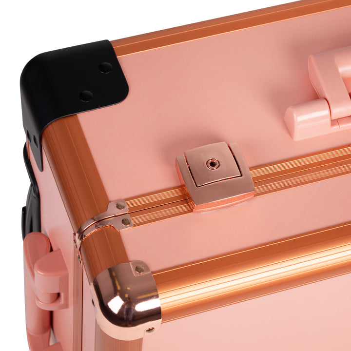 Make-up Koffer Mobiel Station T-27 met Verlichte Spiegel Roségoud - afbeelding 6