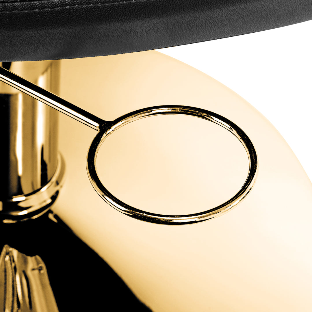 Kappersstoel Gabbiano Parma goud-zwart 8