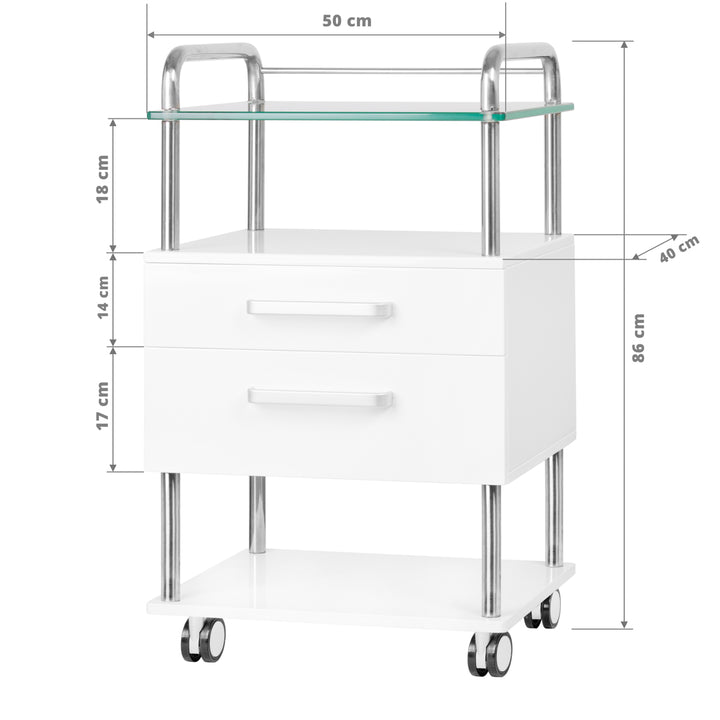 Roltafel 6052 Wit 5