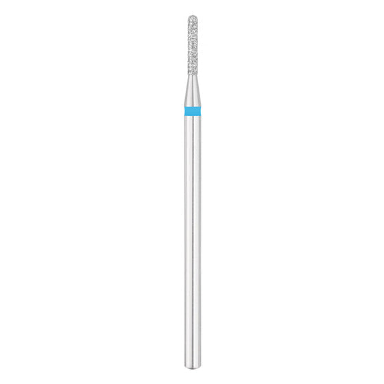 Nail Drill Bit Exo Rounded Cylinder 1.4/8 mm - Blue