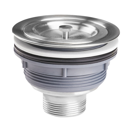 Drain with Hair Strainer for Wash Unit Gabbiano Q-5 - Silver