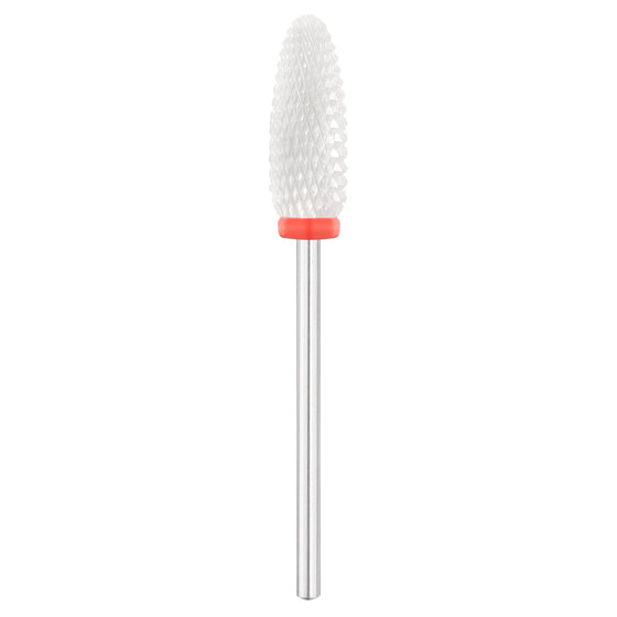 Nail Drill Bit Exo 307 Ceramic Oval Round - Red