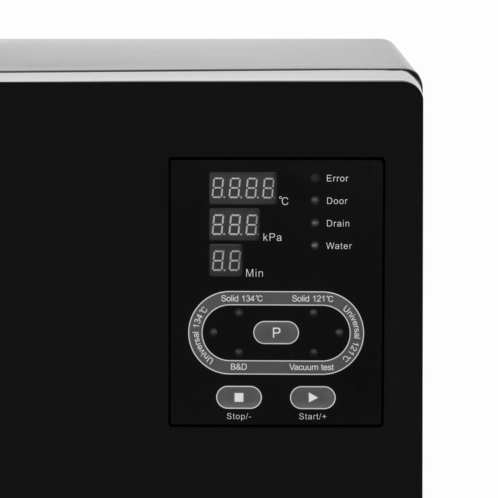 Autoclaaf Lafomed Standard Line LFSS12AA LED met Printer 12 L Klasse B Medisch Zwart - afbeelding 4