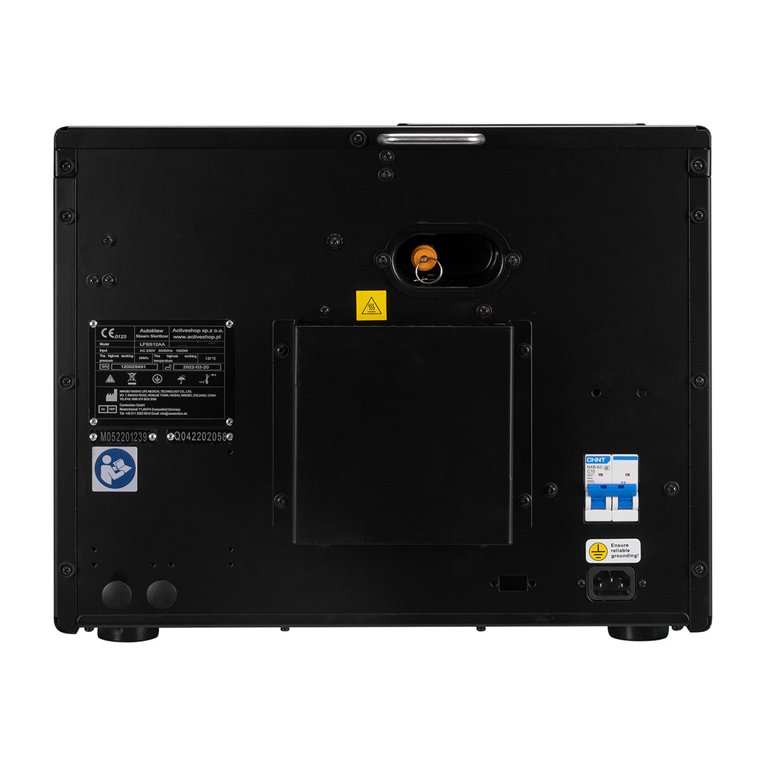 Autoclaaf Lafomed Standard Line LFSS12AA LED met Printer 12 L Klasse B Medisch Zwart - afbeelding 14
