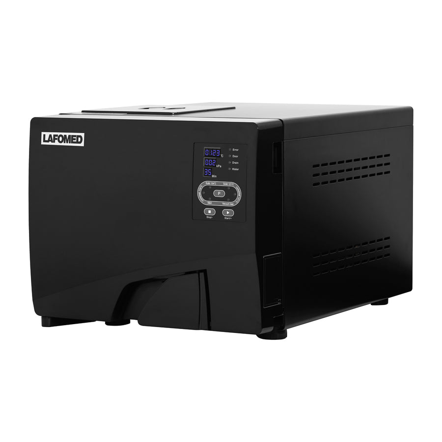 Lafomed Autoclaaf Standard Line LFSS08AA LED met printer 8 L klasse B medisch zwart 1