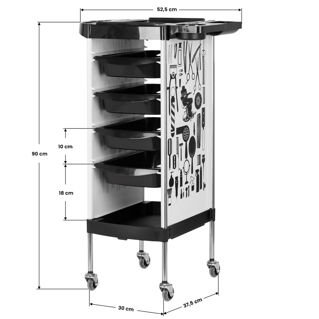 Werkwagen Gabbiano X11-9 Graph Wit 7