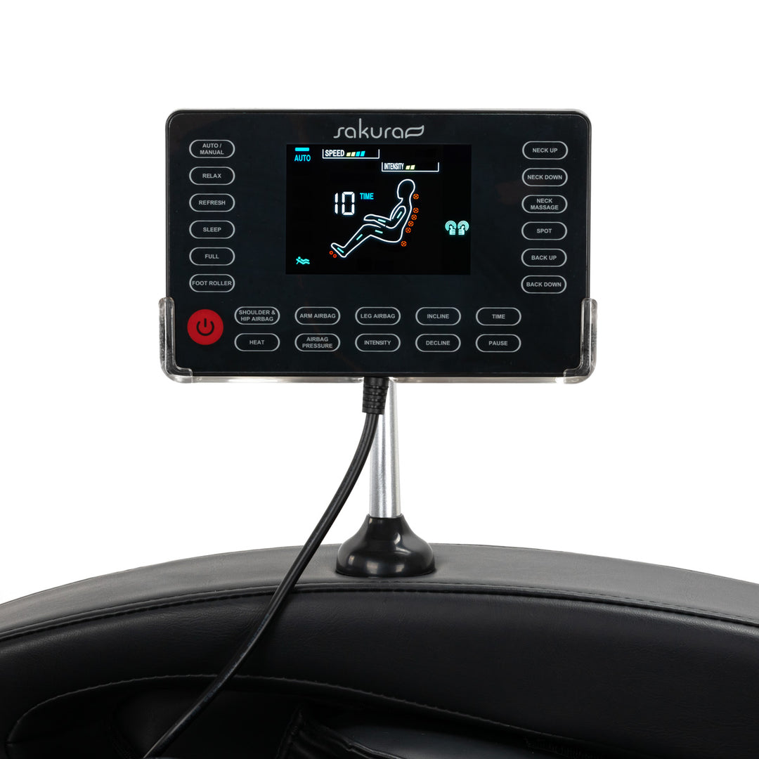 Massagestoel Elektrisch Sakura Standard 801 Zwart - afbeelding 16