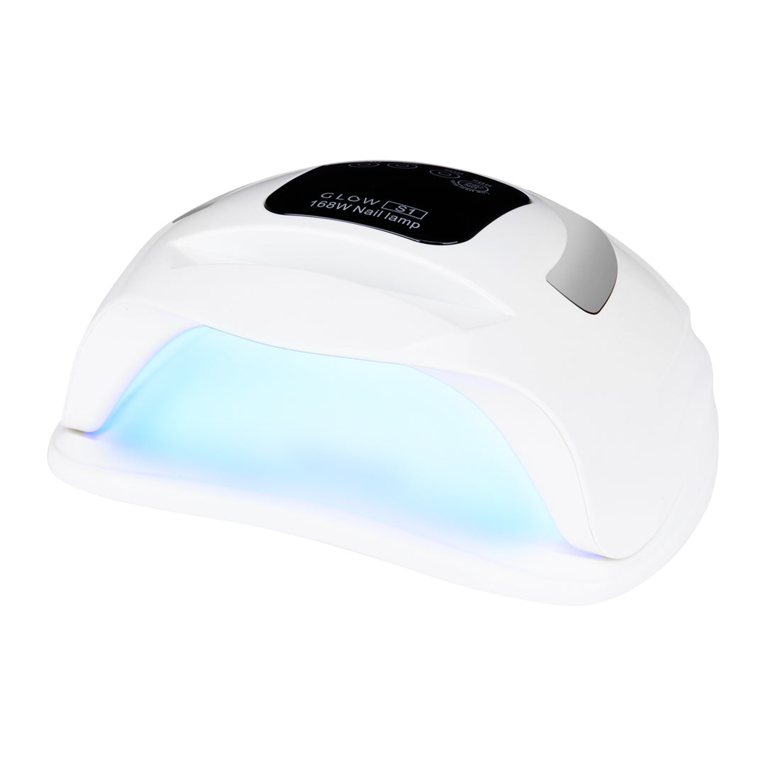 UV Lamp Nagels Dual LED Glow S1 168W Wit-Zilver