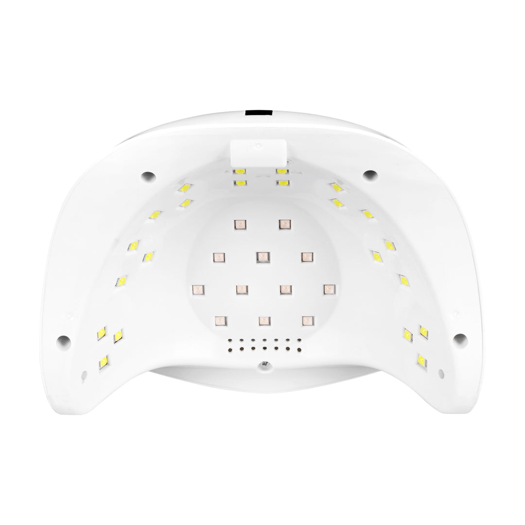 UV Lamp Nagels Dual LED Glow S1 168W Wit-Zilver