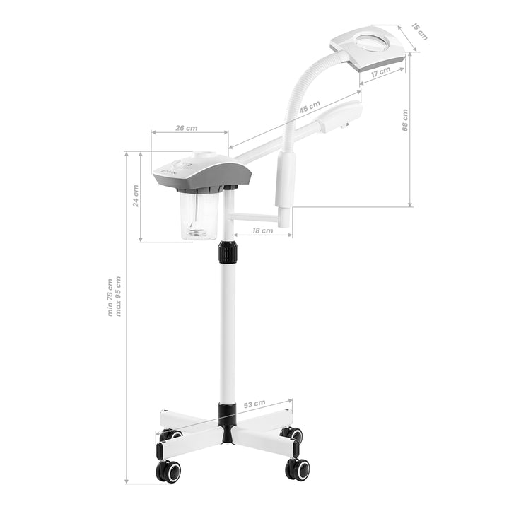 Vapozone met Loeplamp en Ozonfunctie Giovanni D-21 Wit