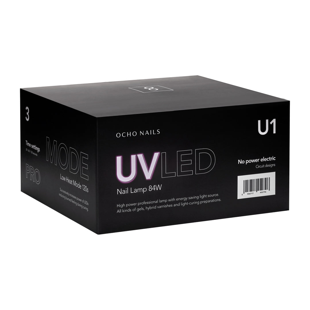 UV Lamp Nagels LED Ocho Nails 8 84W Zwart