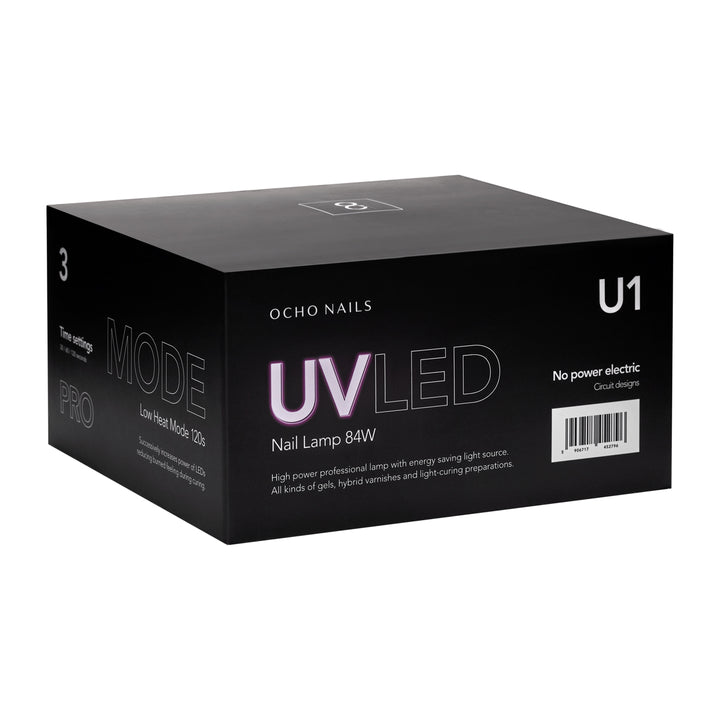 UV Lamp Nagels LED Ocho Nails 8 84W Zwart