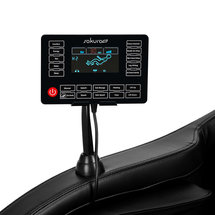Massagestoel Elektrisch Sakura Classic 305 Zwart - afbeelding 16