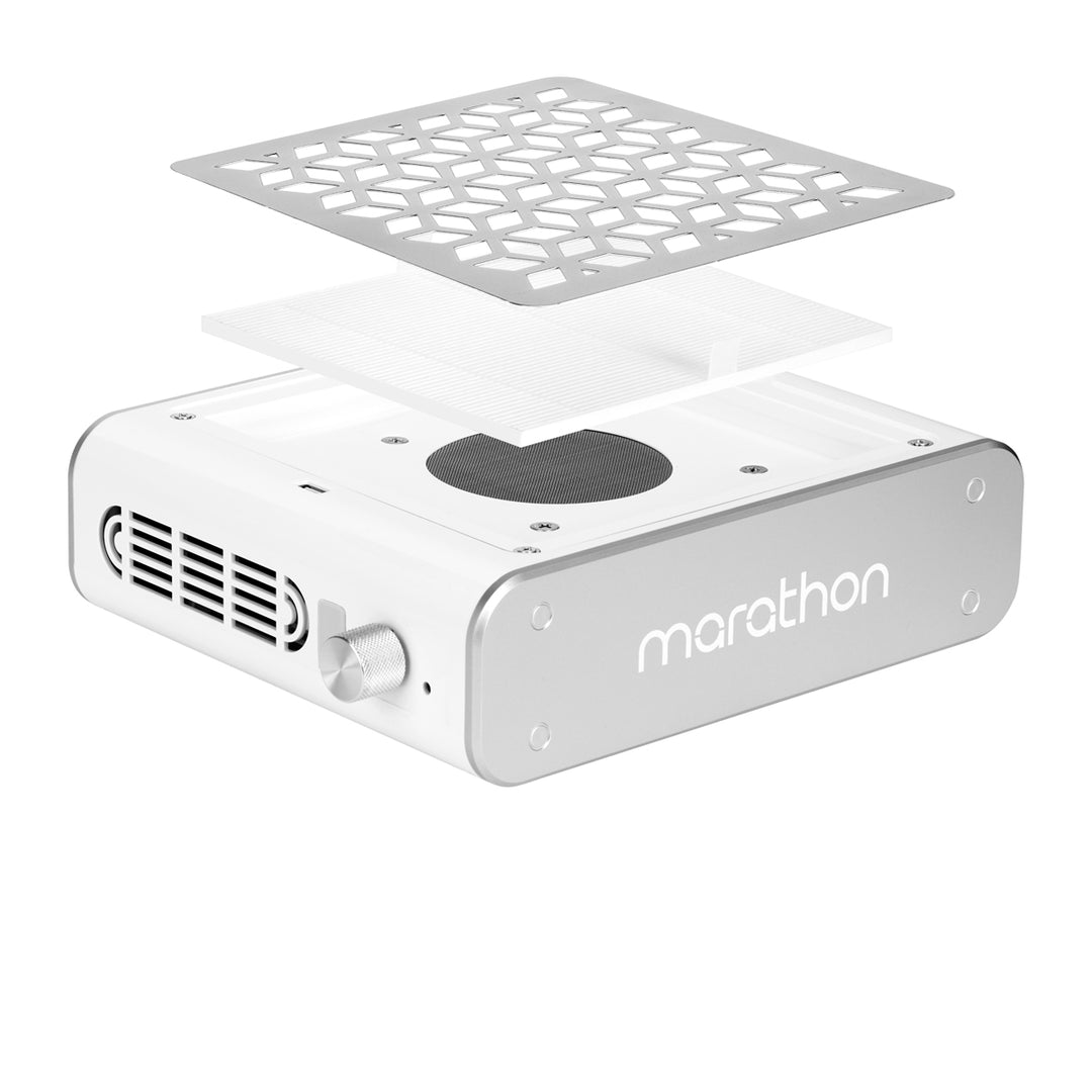 Saeyang Stofafzuiger voor Nagels Marathon Olimp 65W Wit - afbeelding 3