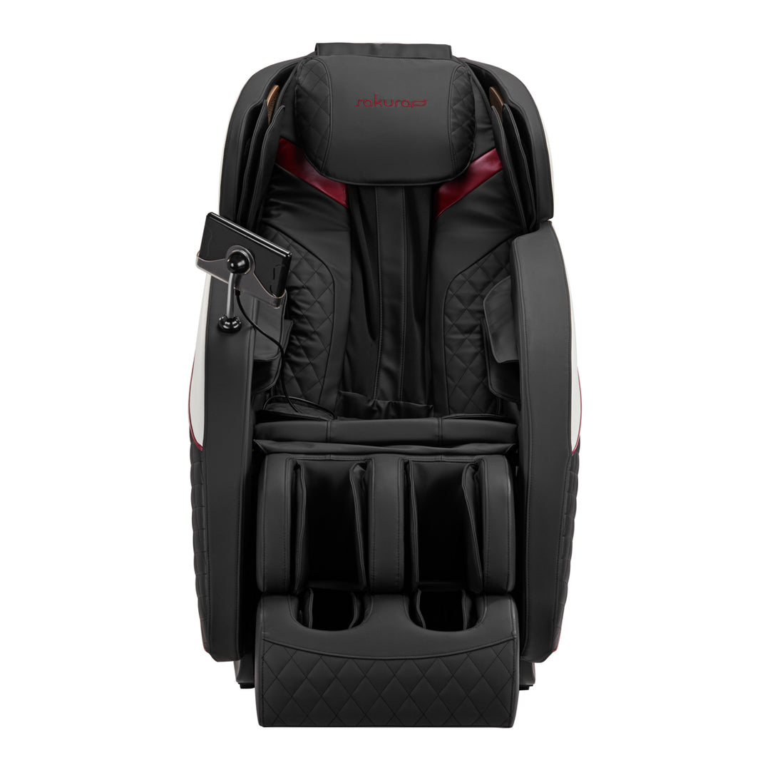 Massagestoel Elektrisch Sakura Standard 801 Zwart-Rood