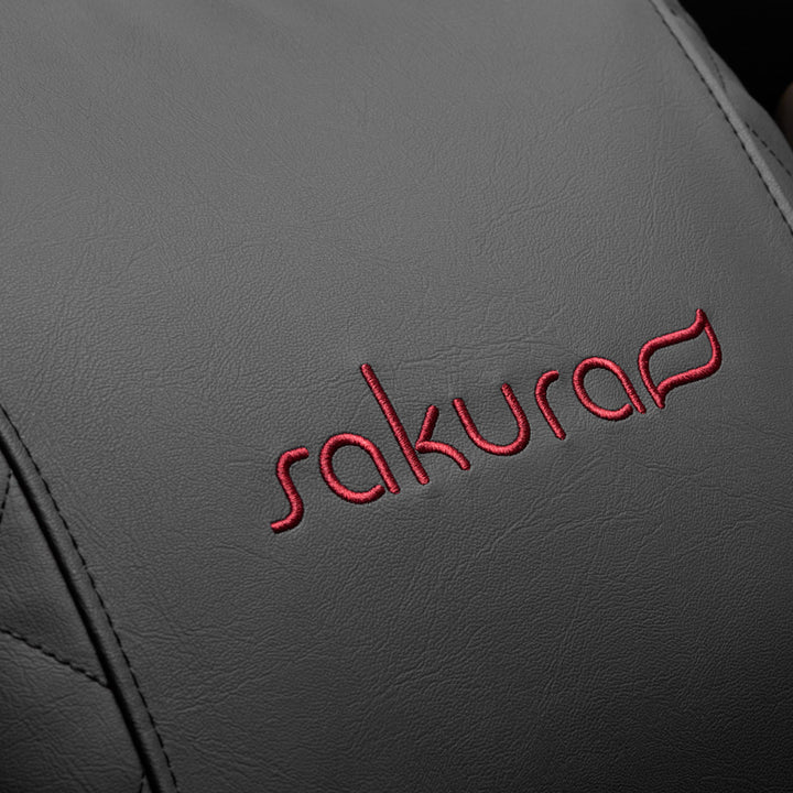 Massagestoel Elektrisch Sakura Standard 801 Zwart-Rood