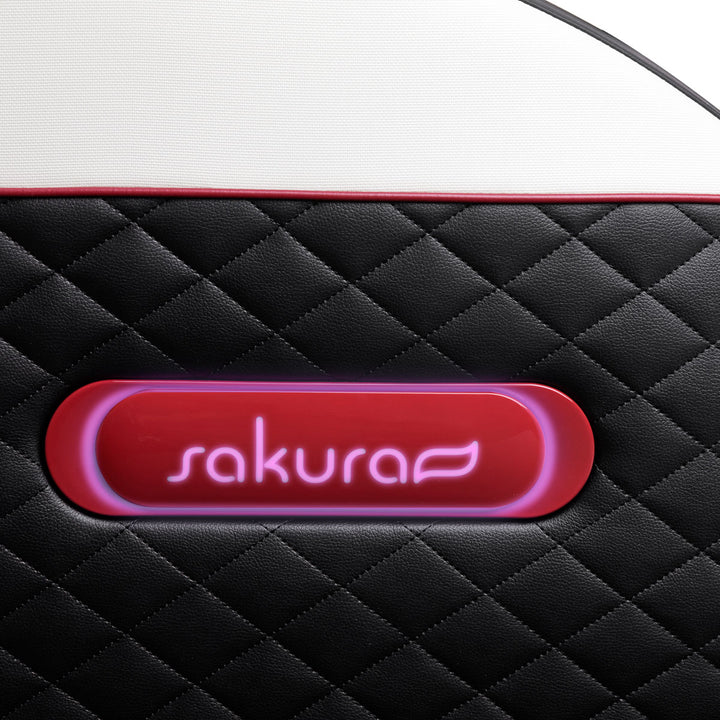 Massagestoel Elektrisch Sakura Standard 801 Zwart-Rood