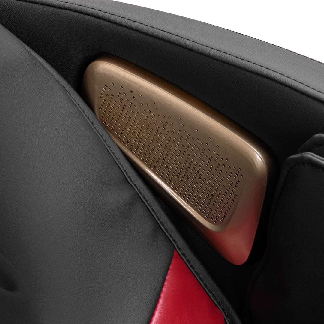 Massagestoel Elektrisch Sakura Standard 801 Zwart-Rood