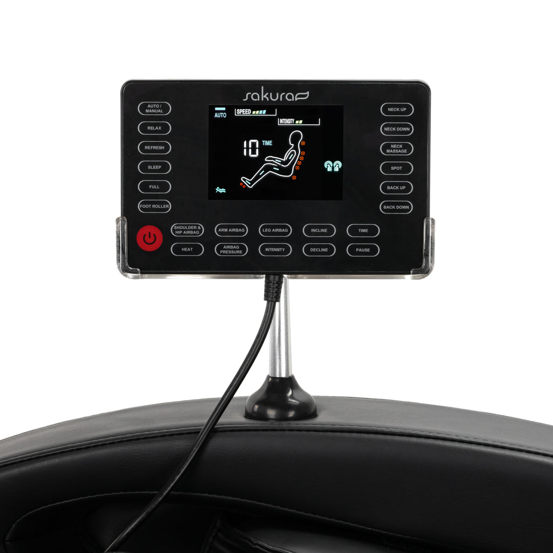 Massagestoel Elektrisch Sakura Standard 801 Zwart-Rood
