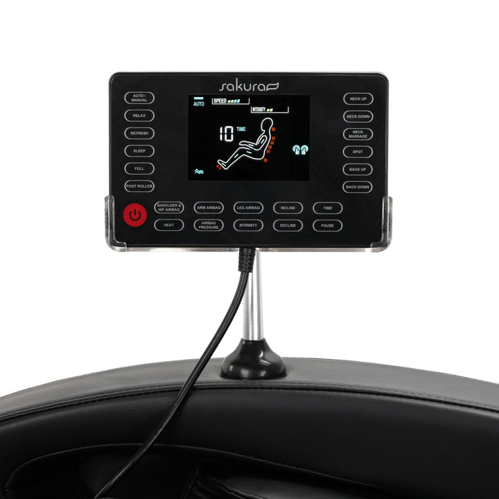 Massagestoel Elektrisch Sakura Standard 801 Zwart-Rood