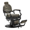 Barberstoel Gabbiano President Vintage Leer Groen