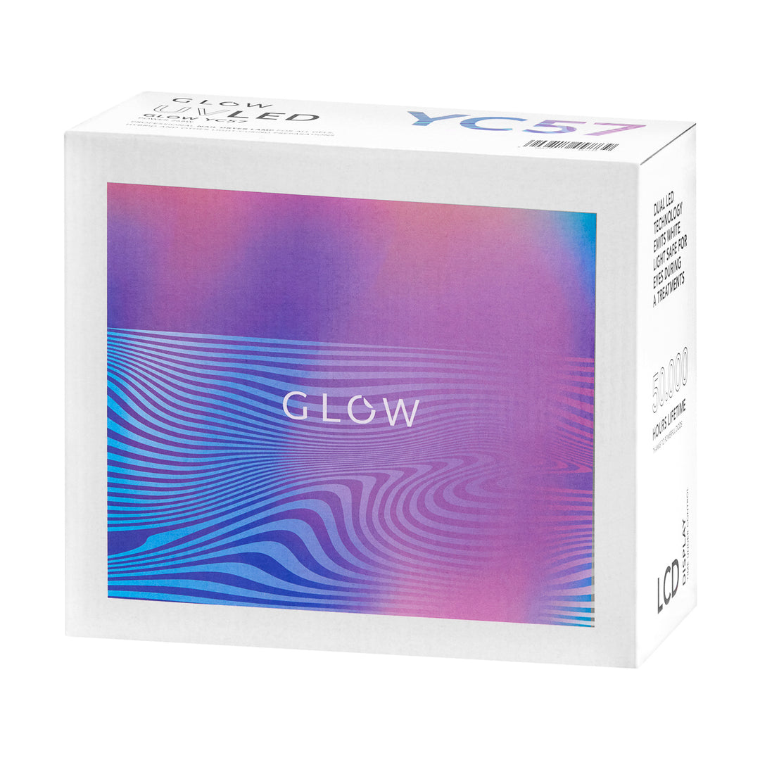 UV Lamp Nagels LED Glow YC57 268W Roze-Blauw - afbeelding 9