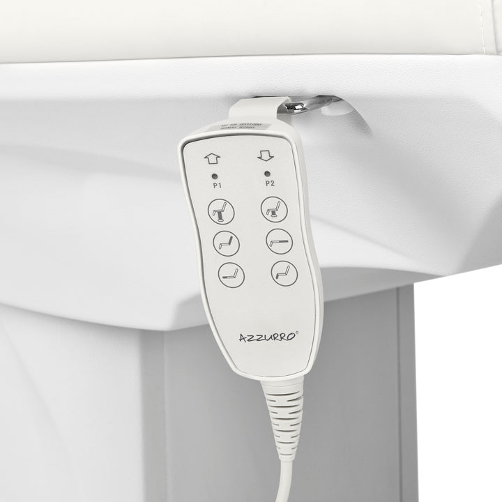 Behandelstoel Elektrisch Azurro 891 3 Motoren Wit - afbeelding 11