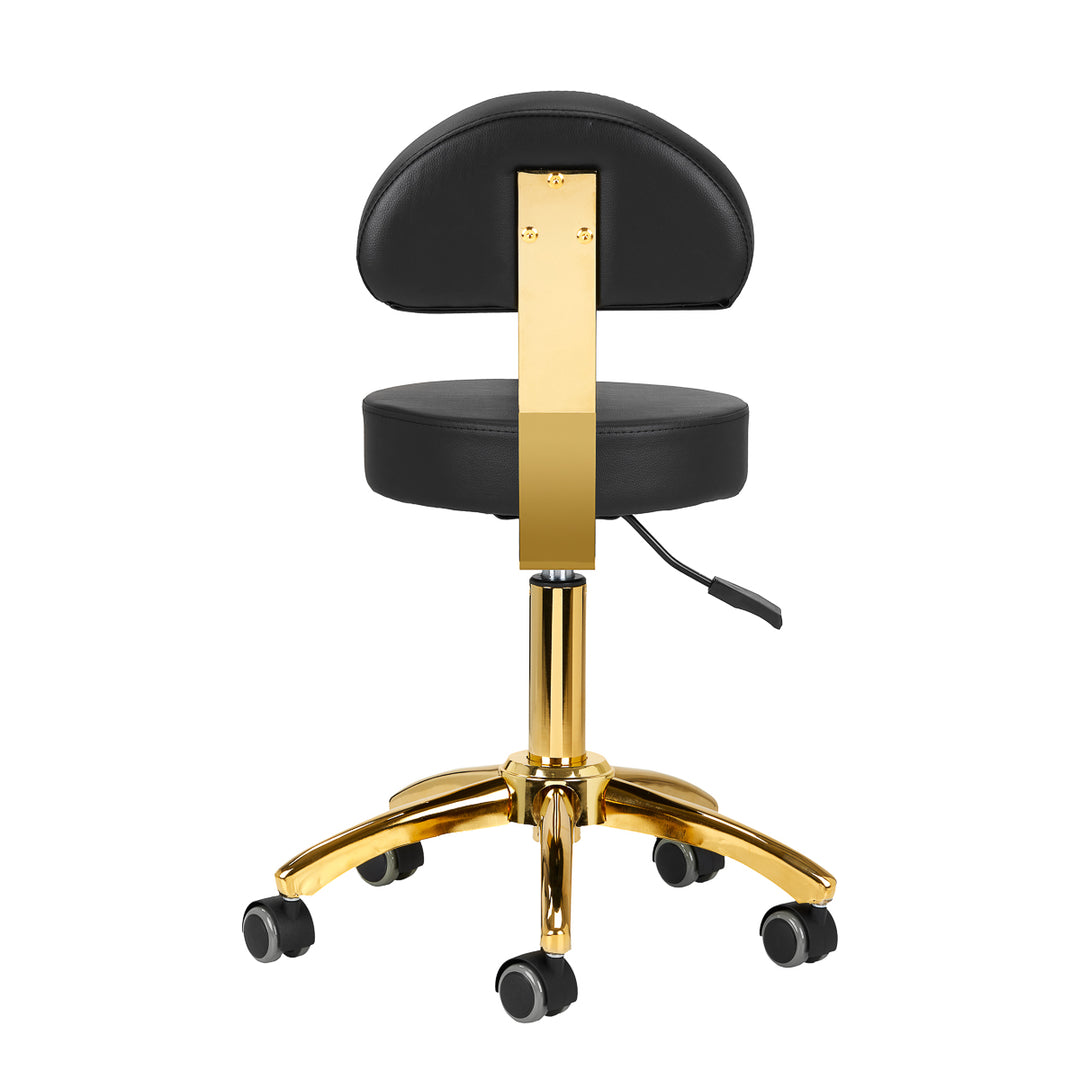 Tabouret AM-304G Goud-Zwart 4