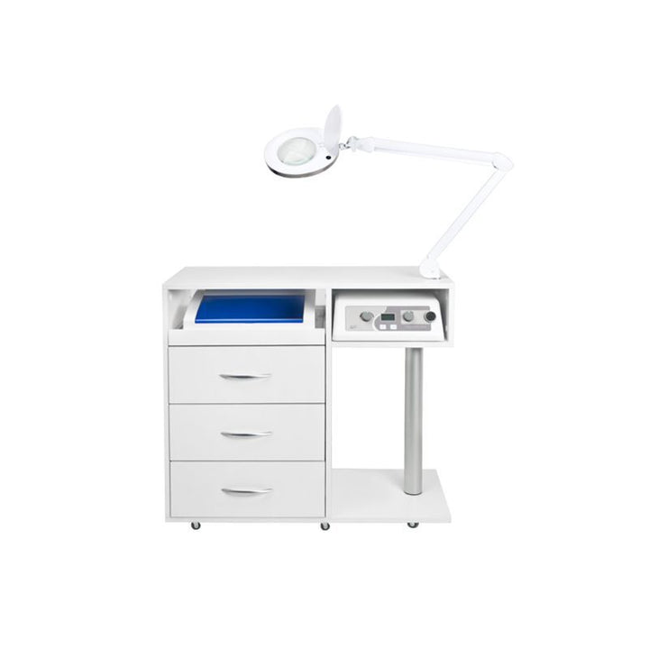 Professionele Pedicure Set Y-300 met Roltafel, Pedicuremotor, Loeplamp en UV-C Apparaat - afbeelding 8