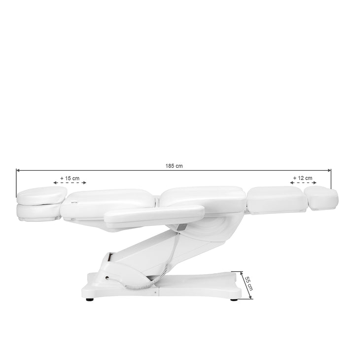 Behandelstoel Elektrisch Sillon Classic 4 Motoren Kantelbaar Wit - afbeelding 19