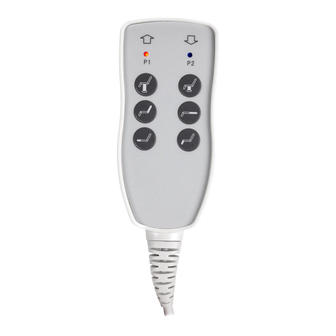 Behandelstoel Elektrisch Azurro 803D 3 Motoren Wit - afbeelding 21
