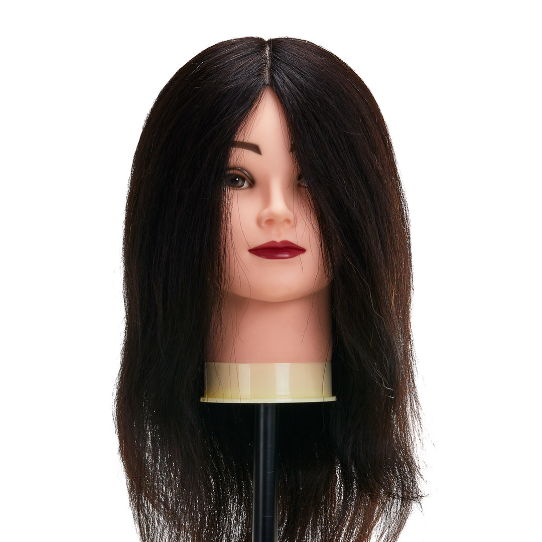 Kappershoofd Gabbiano WZ1 Echt Haar 30 cm Zwart