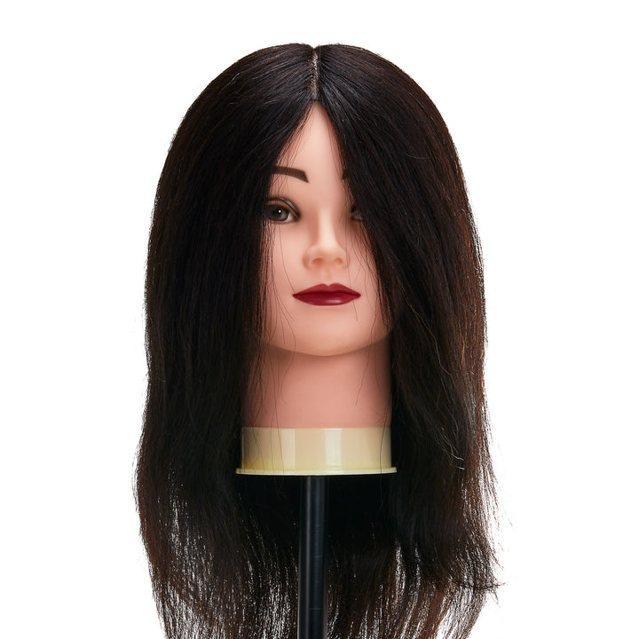 Kappershoofd Gabbiano WZ1 Echt Haar 30 cm Zwart