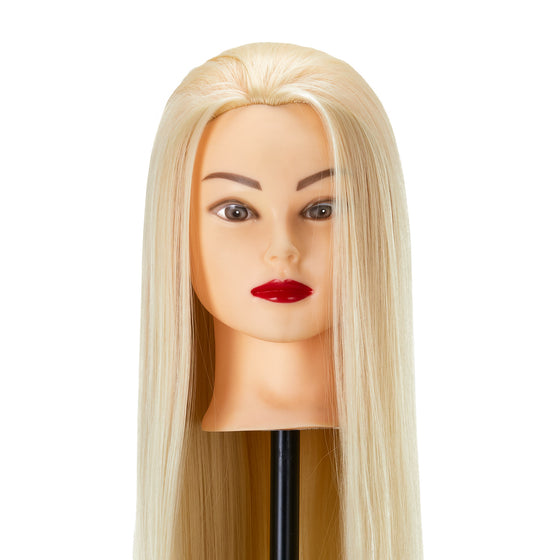 Hairdressing Head Gabbiano WZ2 Synthetic Hair 55 cm - Blonde