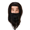 Kappershoofd met Baard Gabbiano WZ4 Echt Haar Zwart