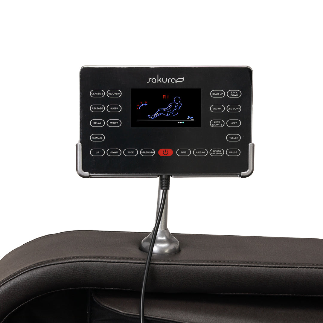 Massagestoel Elektrisch Sakura Comfort Plus 806 Zwart - afbeelding 17