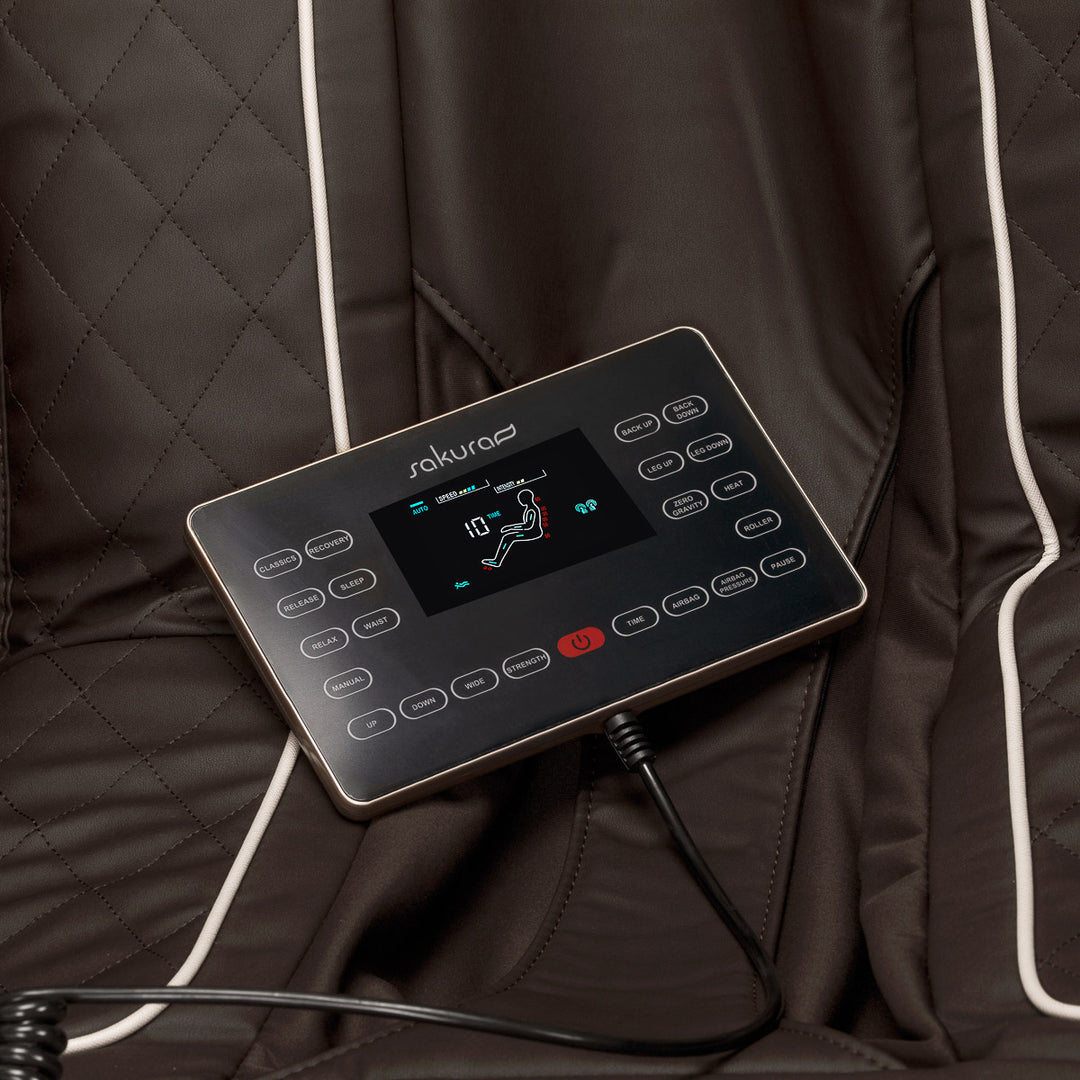 Massagestoel Elektrisch Sakura Comfort Plus 806 Bruin - afbeelding 15