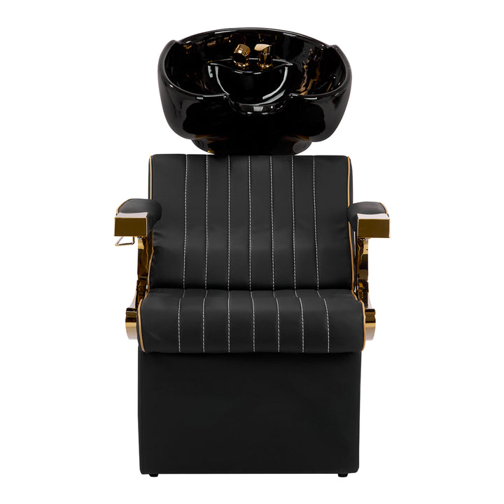 Barber Wasunit Gabbiano Marcus Zwart-Goud - afbeelding 3