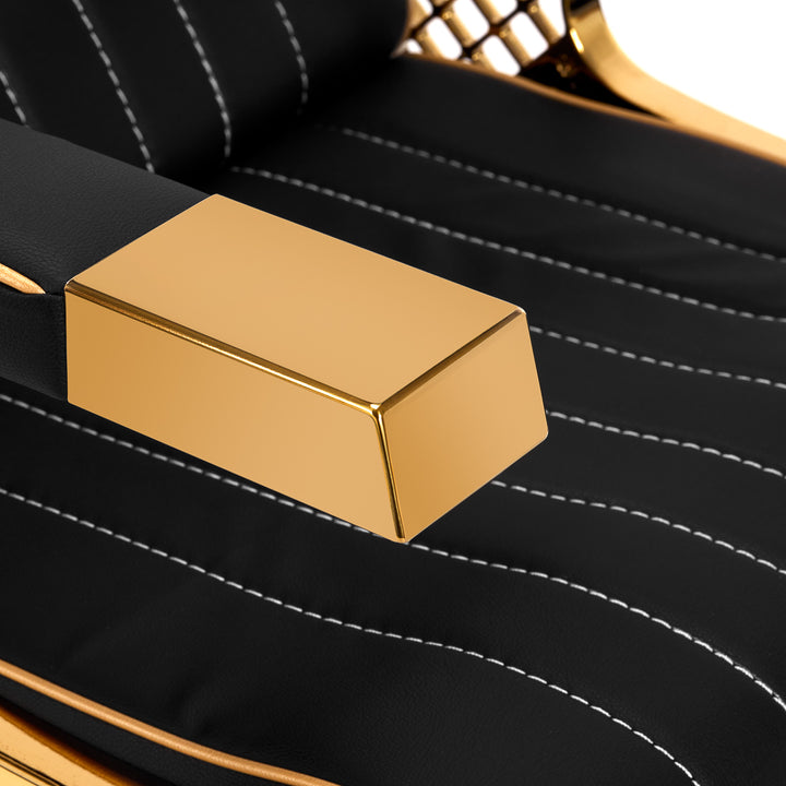 Barber Wasunit Gabbiano Marcus Zwart-Goud - afbeelding 5